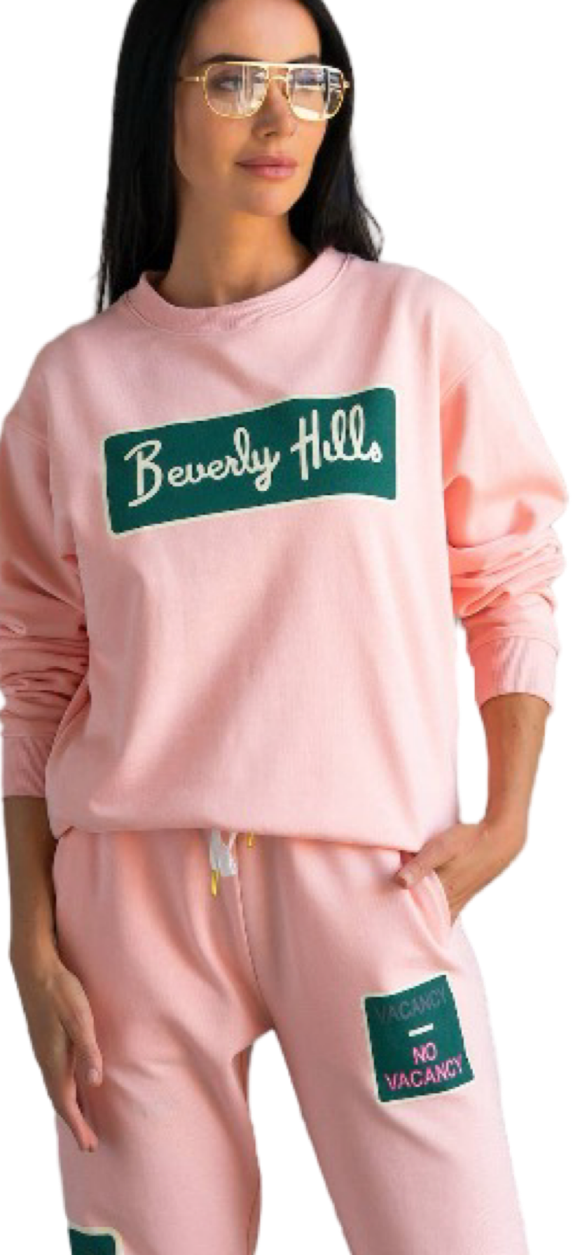 Apparel- Care Tucker Beverly Hills Classic Crewneck (Peachy Keen)