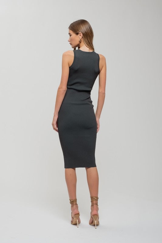 Apparel- The Workshop Ribbed Maxi Dress