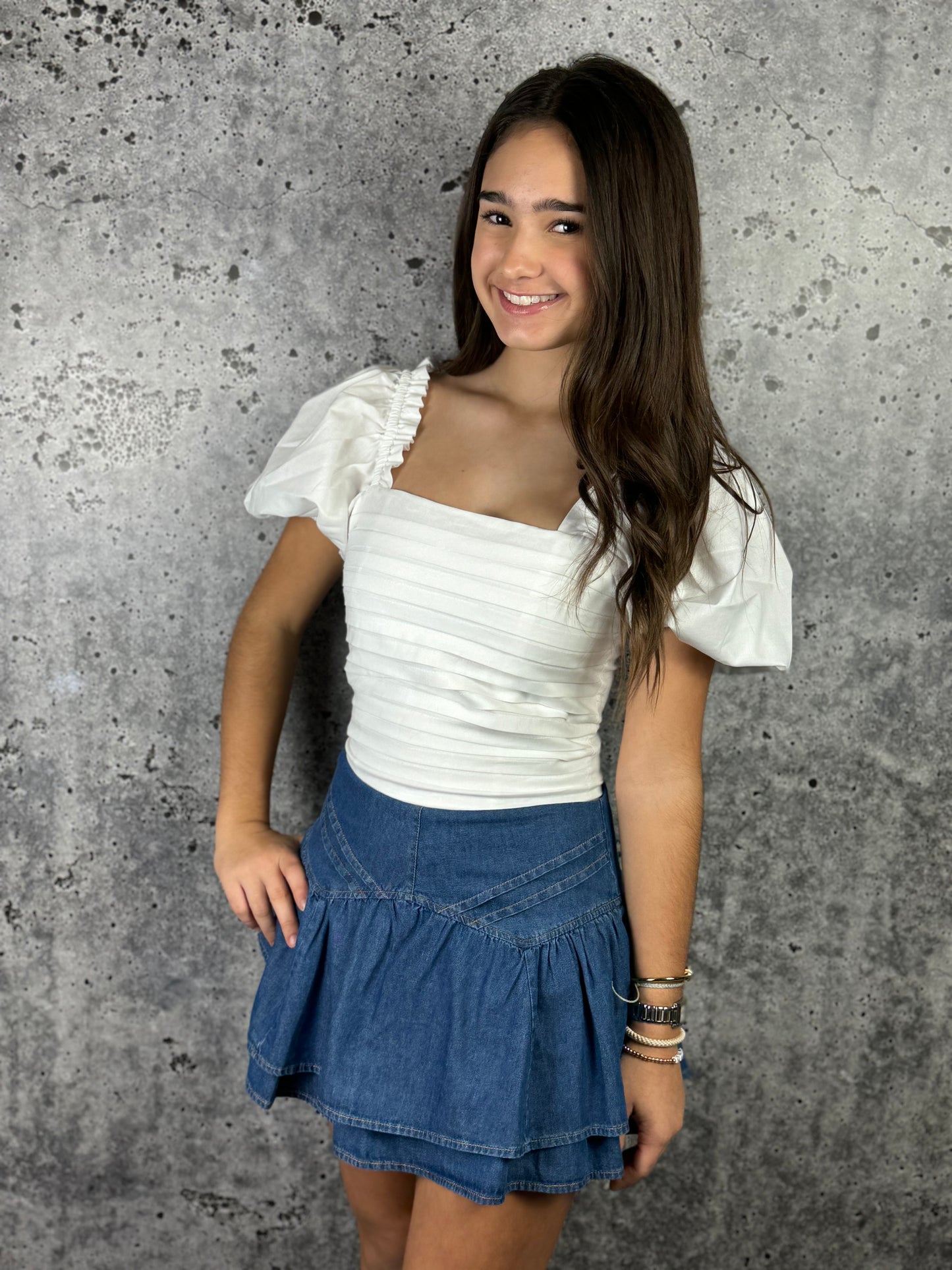 Girls- If So Denim Skort