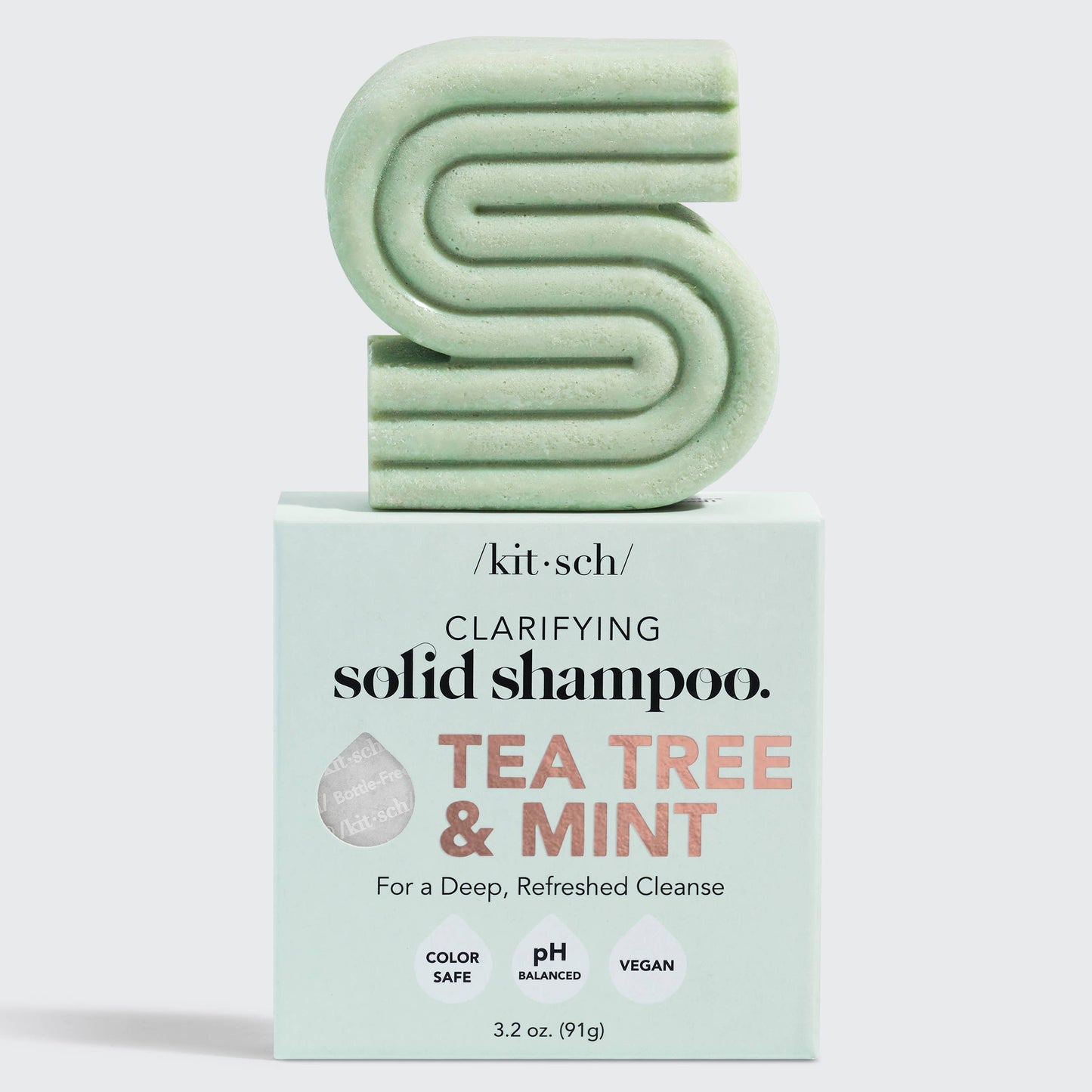 Hair- Kitsch Tea Tree + Mint Clarifying Shampoo Bar