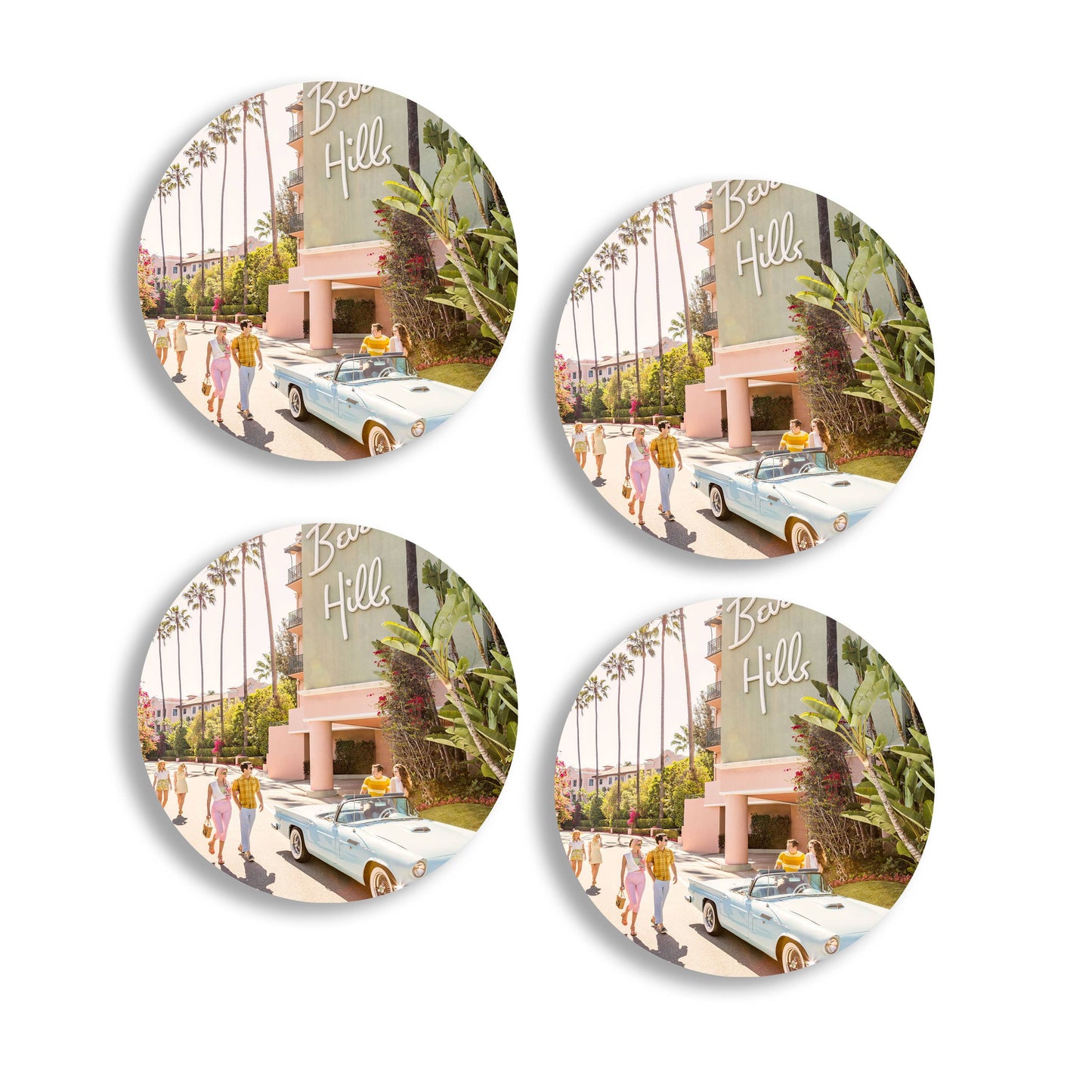 Home- Toss Designs Ceramic Coasters (Set of 4)