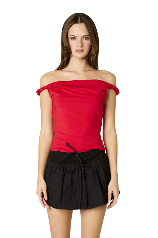 Apparel- CCLA Twisted Straps Top