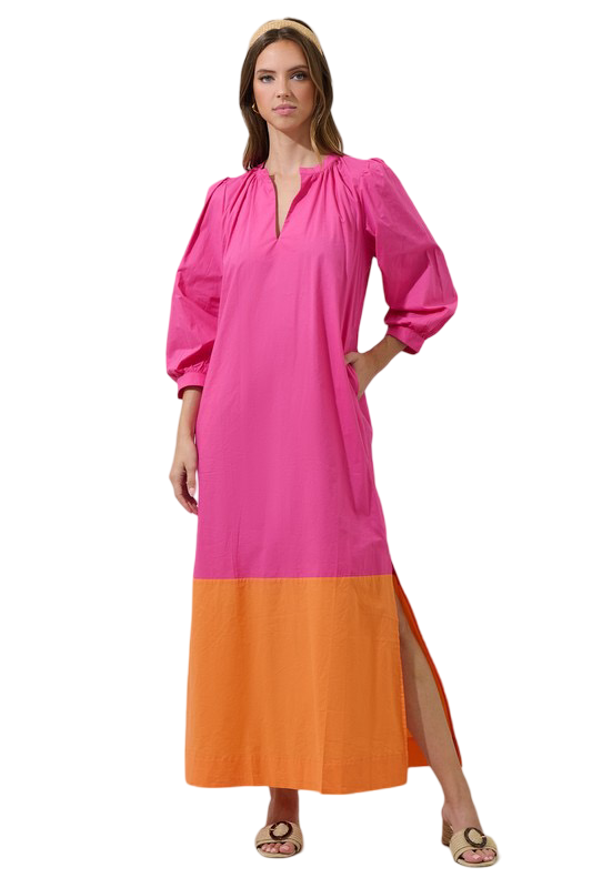 Apparel- Sugarlips Mayfield Bay Color Block Maxi Dress