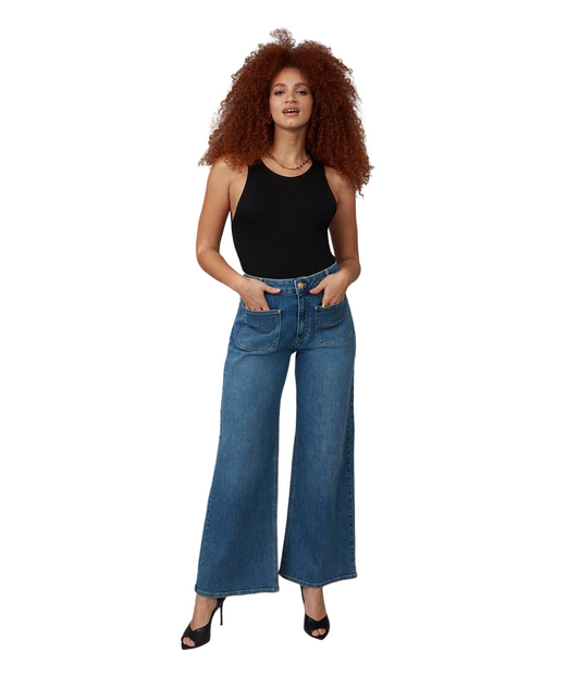 Apparel- Lola MILAN-RCB High Rise Wide Leg Jeans 31" Inseam