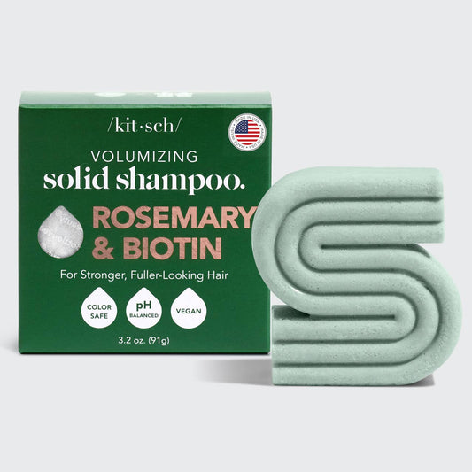 Hair- Kitsch Rosemary & Biotin Volumizing Solid Shampoo