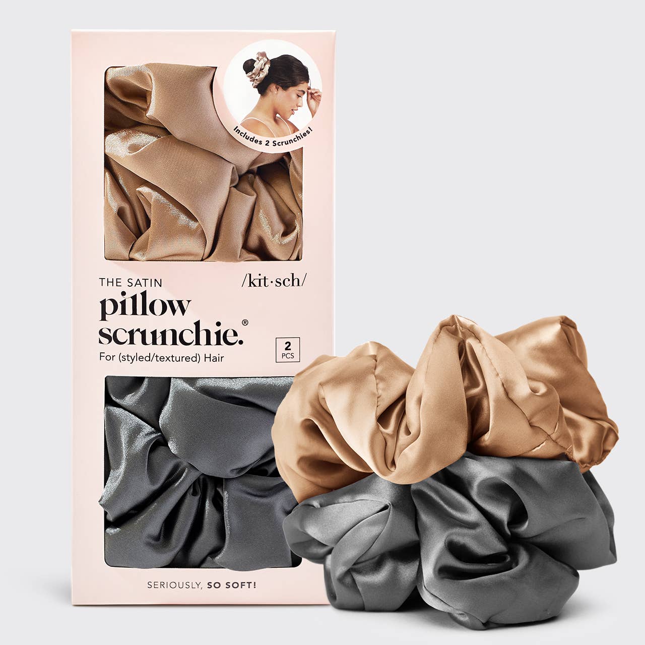 Hair- Kitsch Satin Sleep Pillow Scrunchies