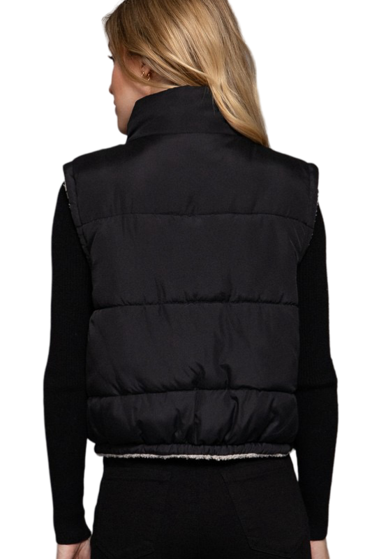 Apparel- Active Basic Reversible padded Fur Jacket