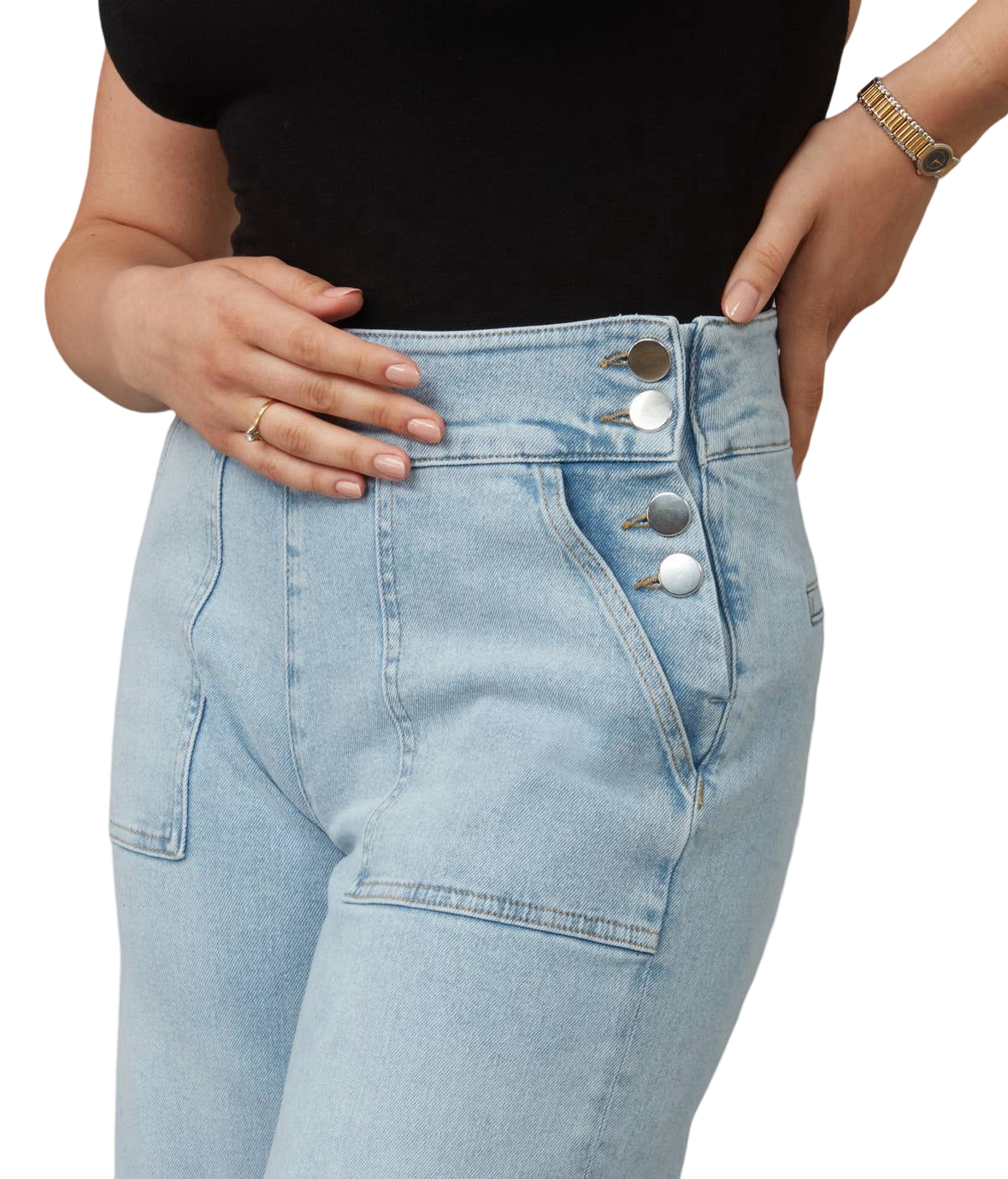 Apparel- Lola COLETTE High Rise Wide Leg Jeans