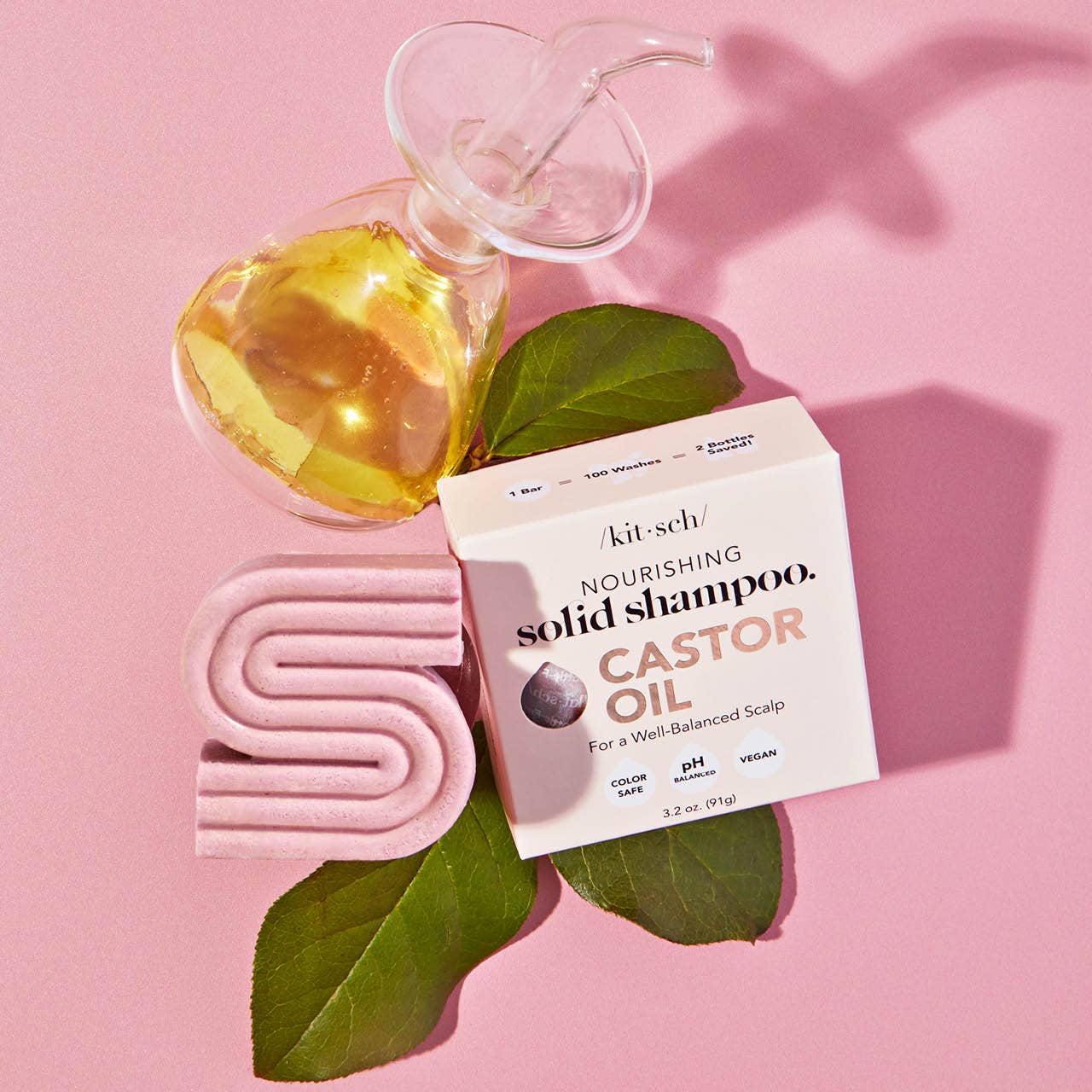 Hair-Kitsch Castor Oil Nourishing Shampoo Bar