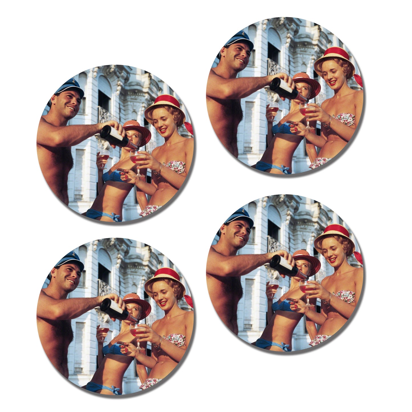 Home- Toss Designs Ceramic Coasters (Set of 4)