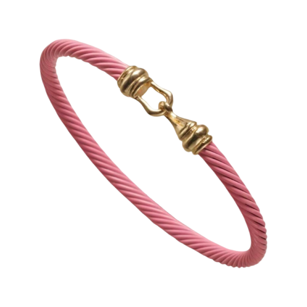 Bracelets- M&E Bling Cable Bangle