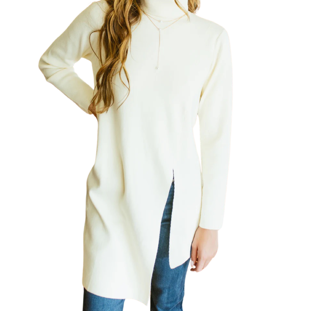 Apparel- THML Turtleneck Sweater Tunic