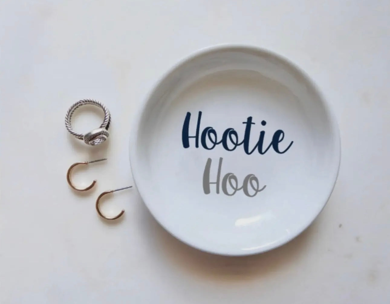 Ring Holder- CourtPerkDesign Hootie Hoo Ring Dish / Rice University