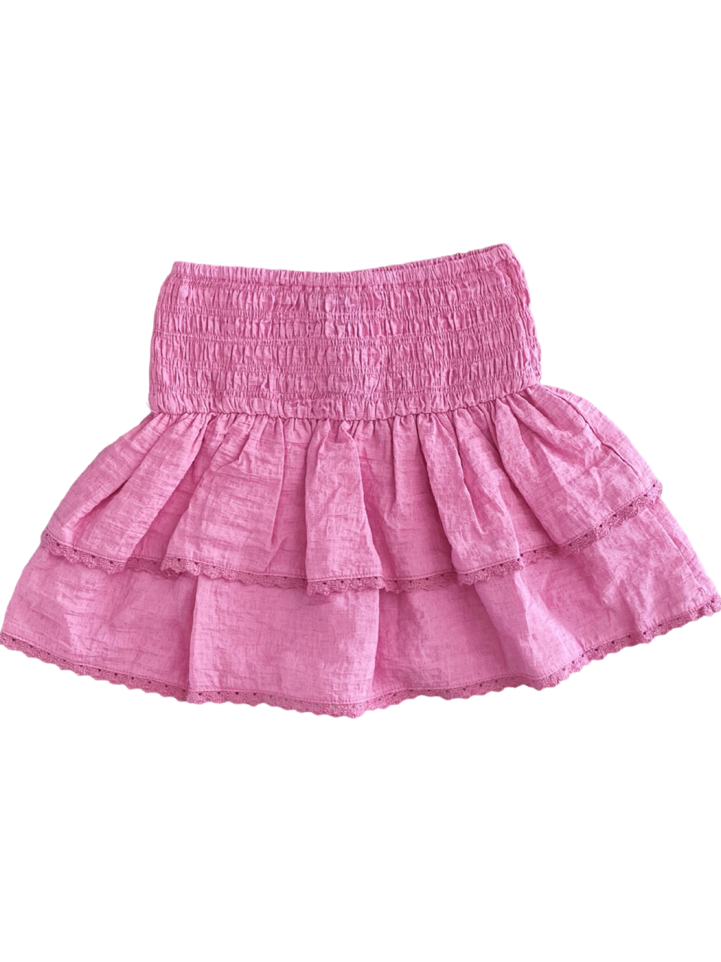 Girls- Little Olin Lace Ruffle Mini Skirt