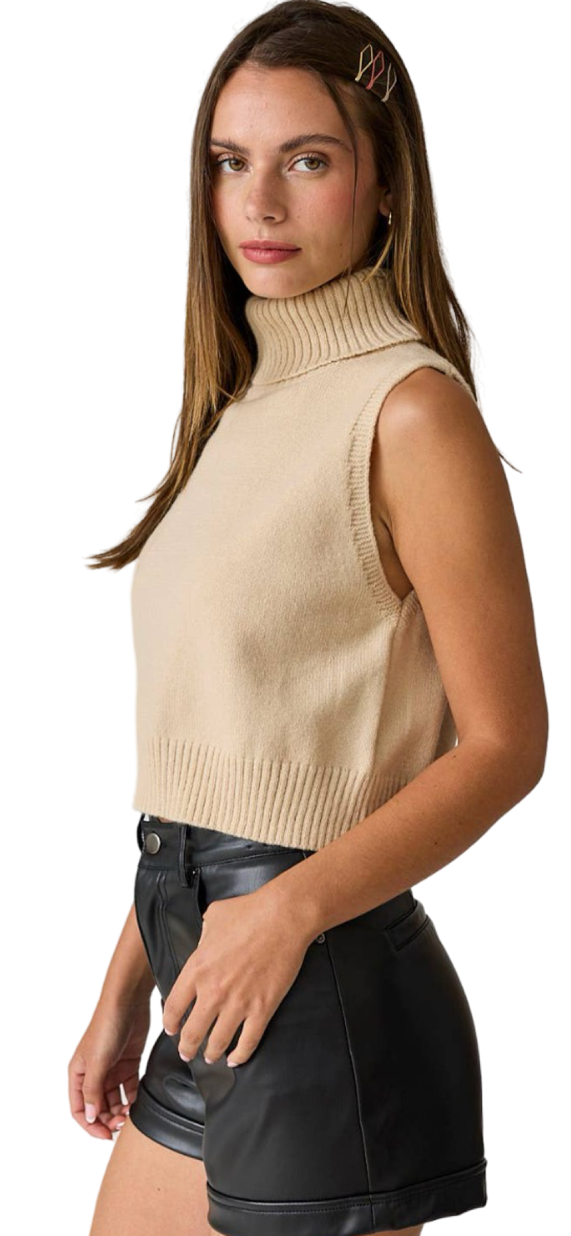 Apparel- Papermoon Alice Turtle Neck Knit Top