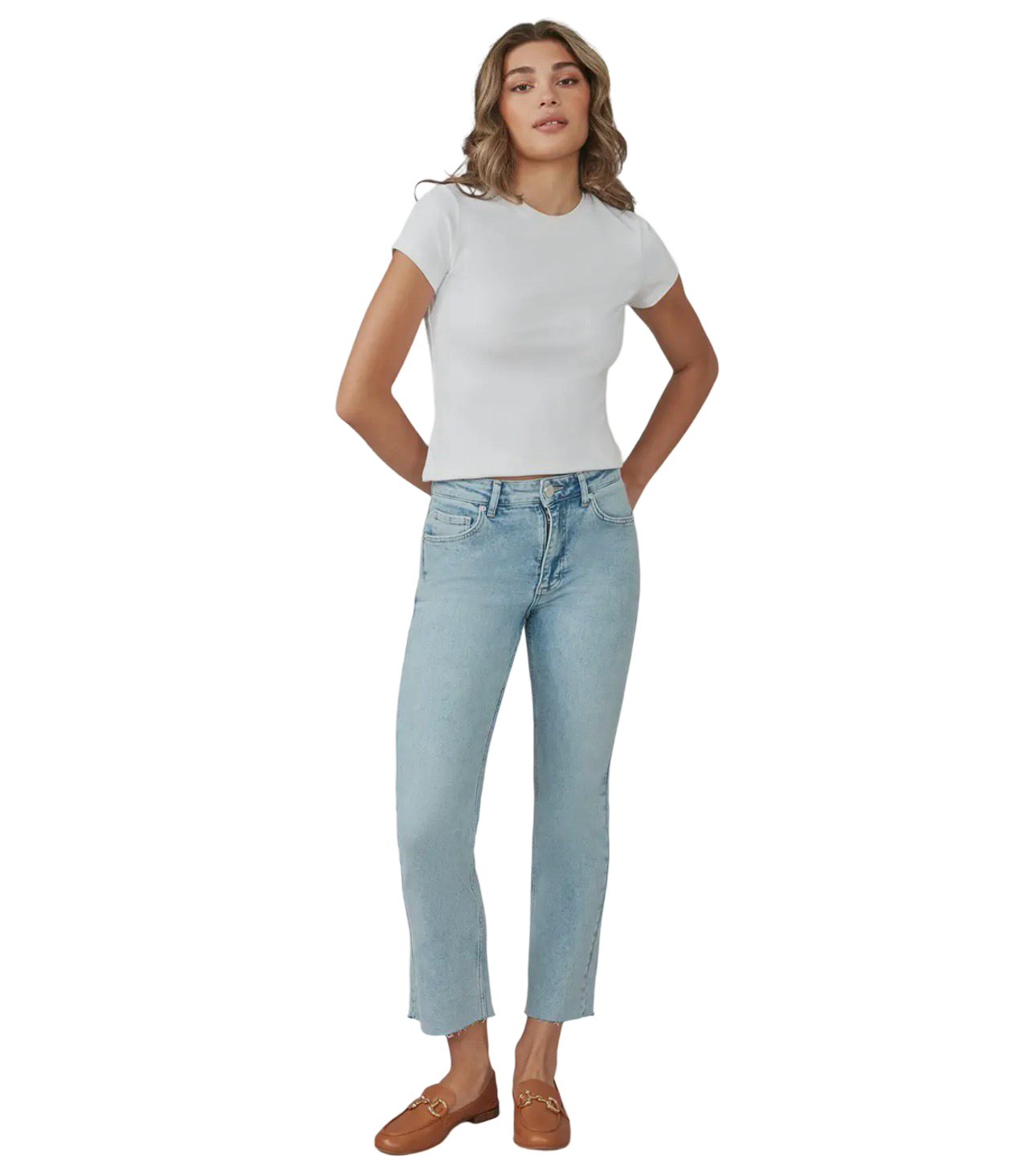 Apparel- Lola Jeans Denver High Rise Straight Jeans CB