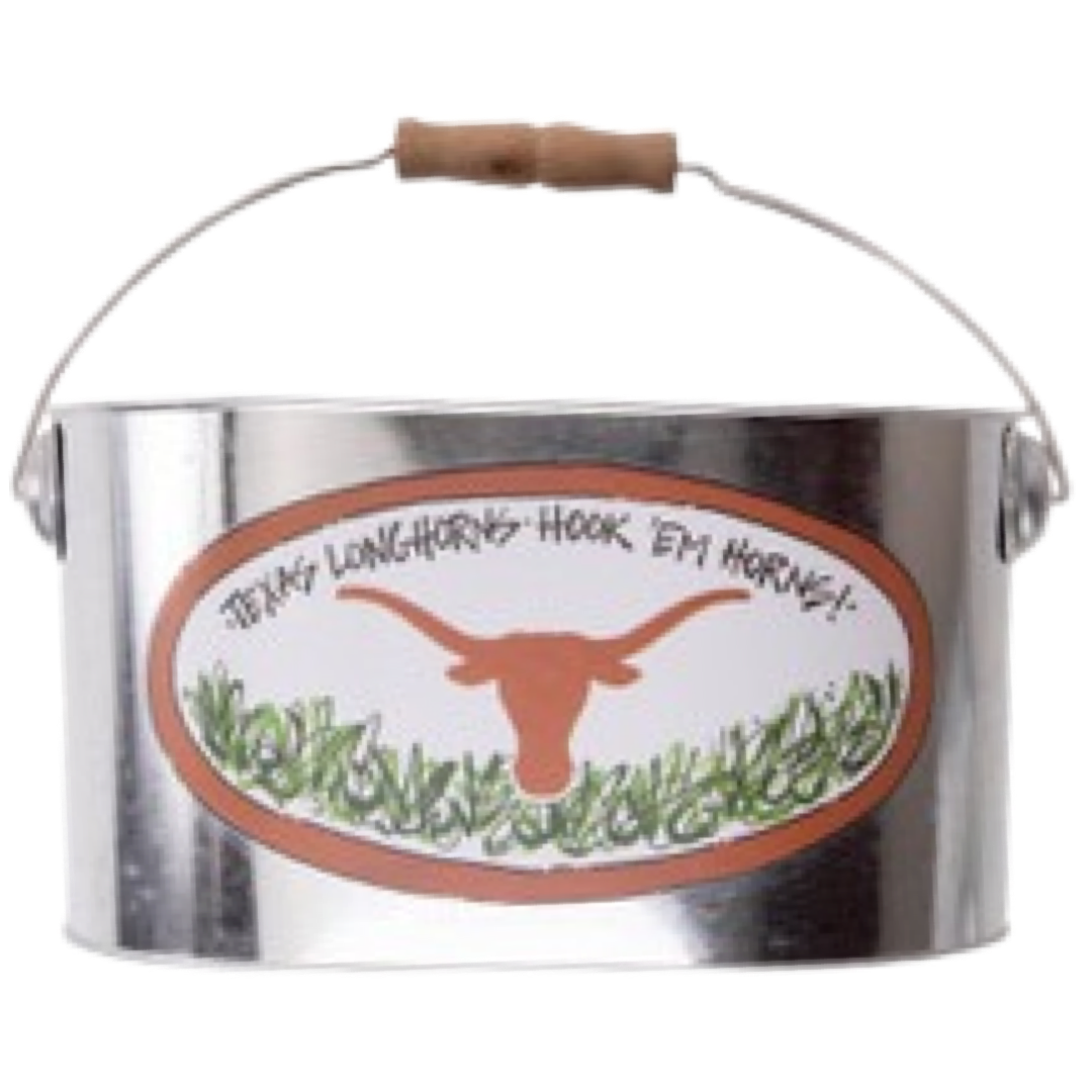 Bucket- Magnolia Lane Texas Metal Utensil Holder