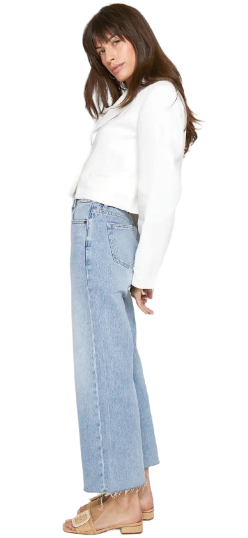 Apparel- Oliver Logan Aberdeen Cropped High Rise Jean