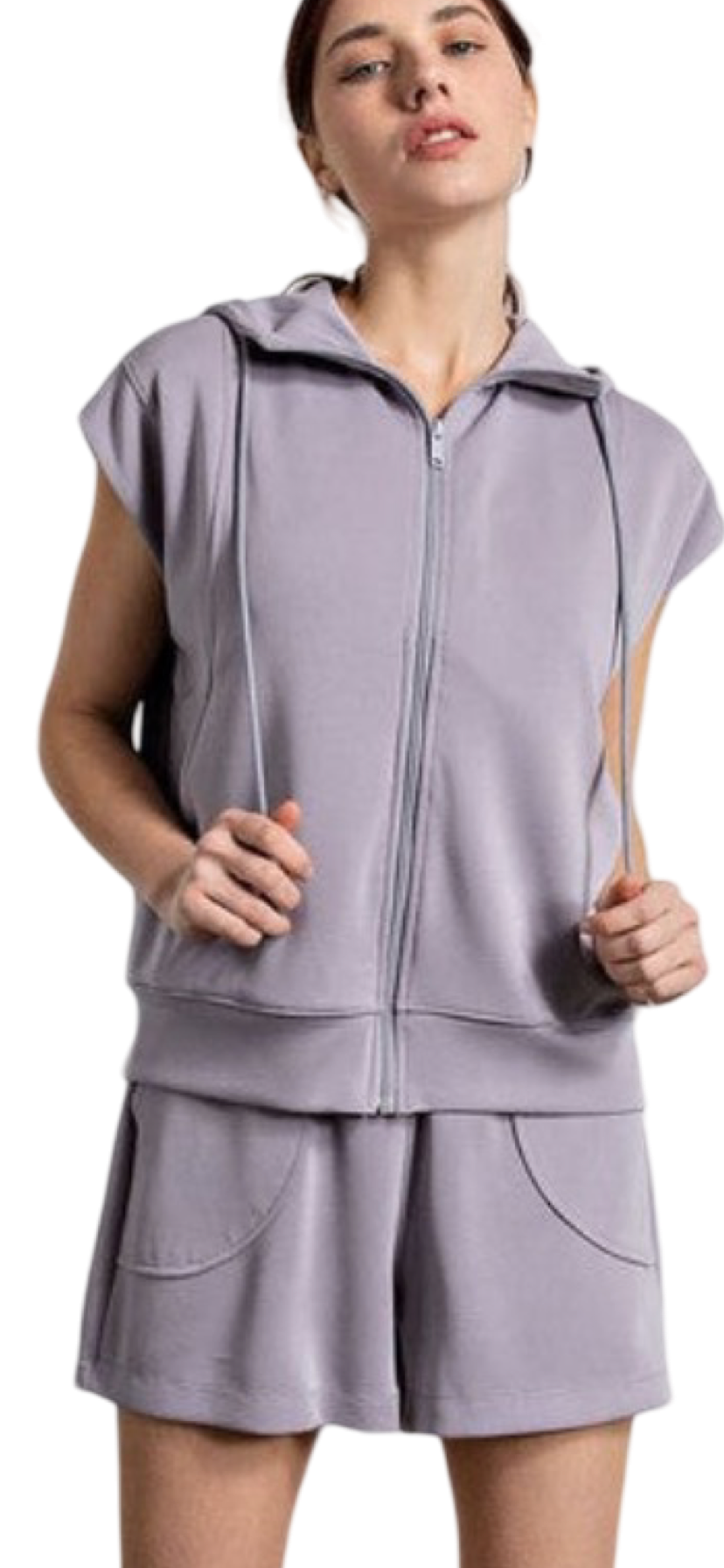 Apparel- Rae Mode Sleeveless Hoodie Vest