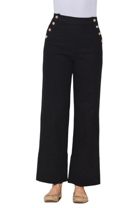 Apparel- Able Side Button Trousers