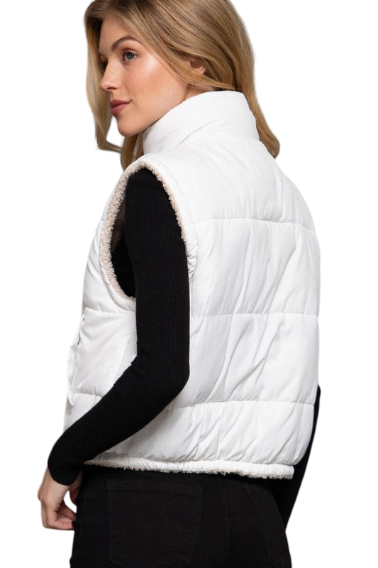 Apparel- Active Basic Reversible padded Fur Jacket