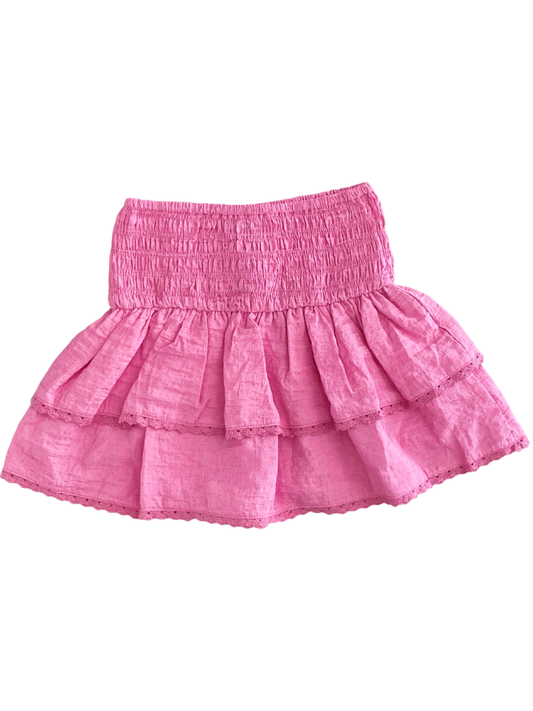 Girls- Little Olin Lace Ruffle Mini Skirt