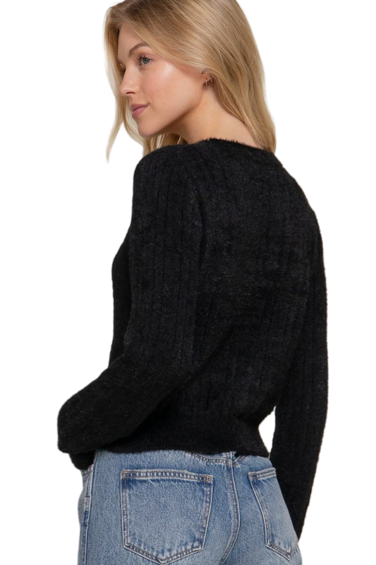 Apparel- Active Basic Long Sleeve Crew Neck Sweater Top