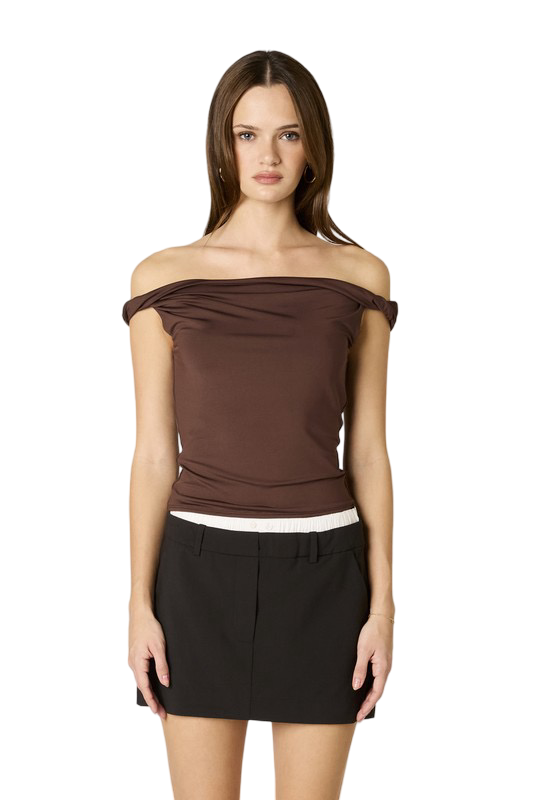 Apparel- CCLA Twisted Straps Top