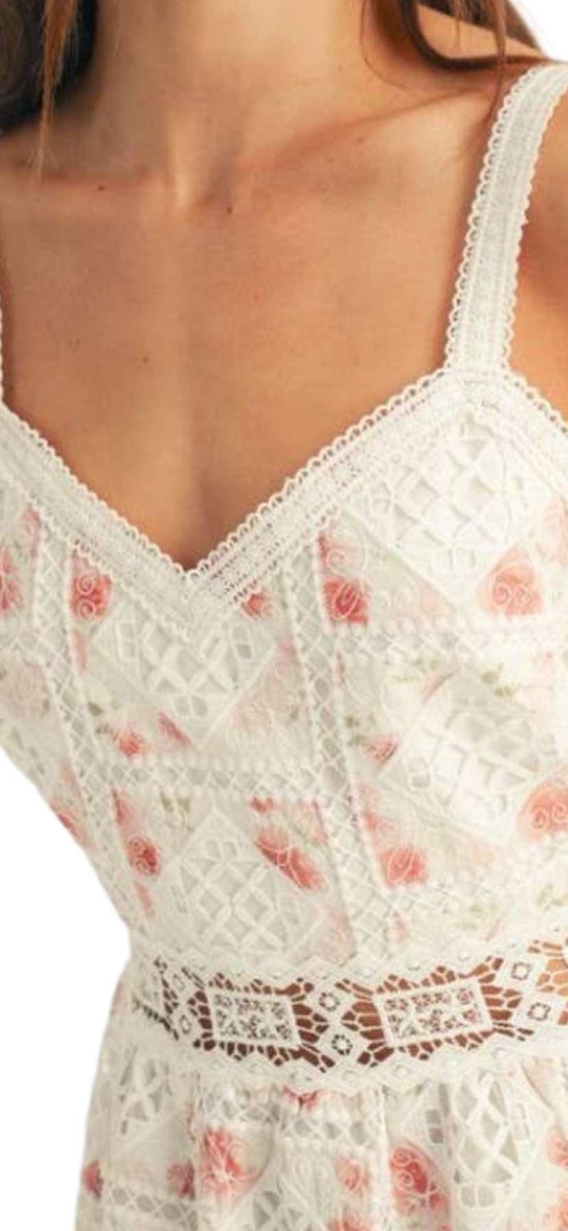 Apparel- Just Me Embroidered Detail Sleeveless Maxi Dress