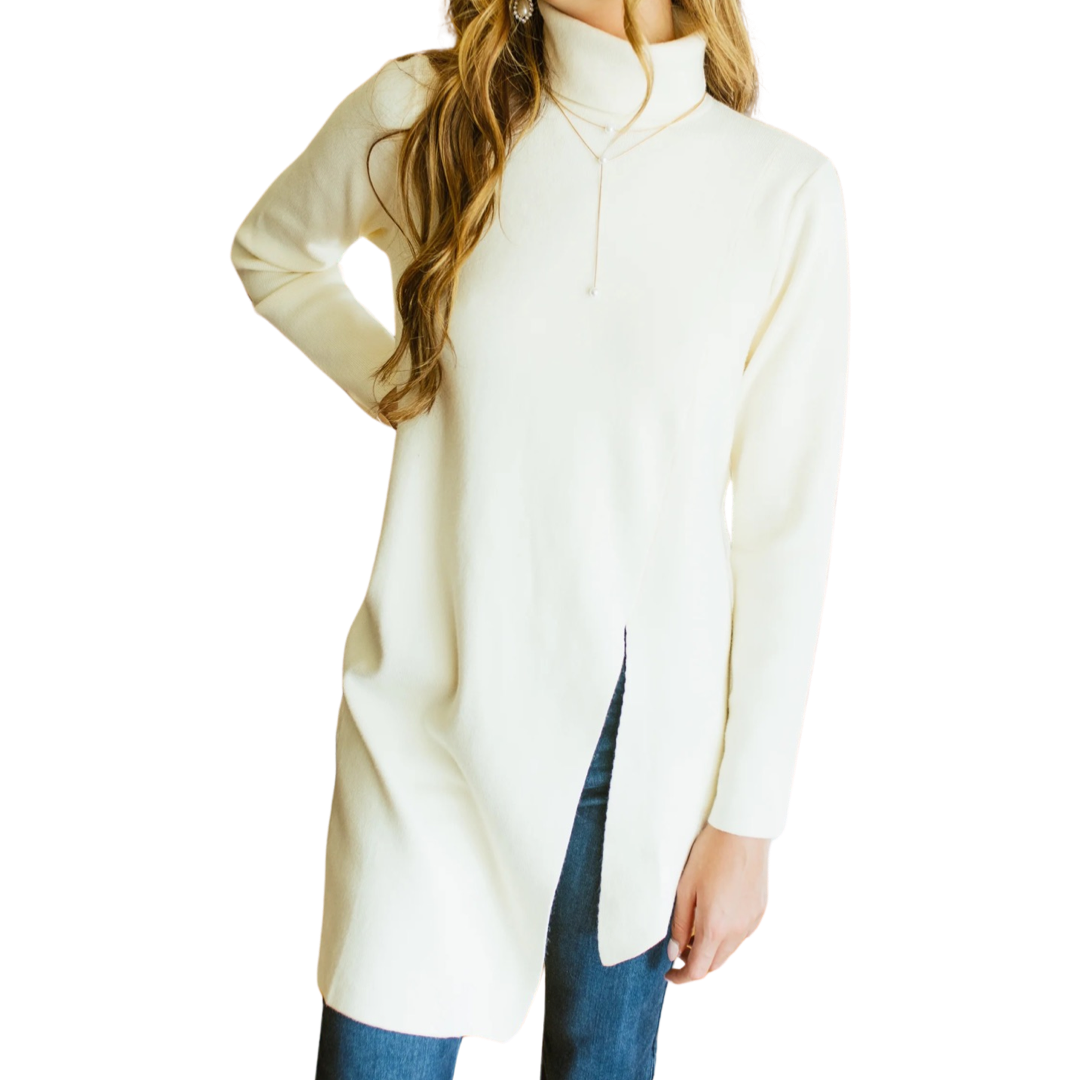 Apparel- THML Turtleneck Sweater Tunic