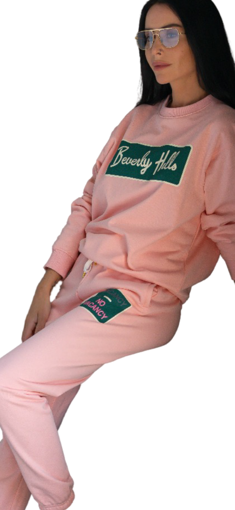 Apparel- Care Tucker Beverly Hills Classic Crewneck (Peachy Keen)