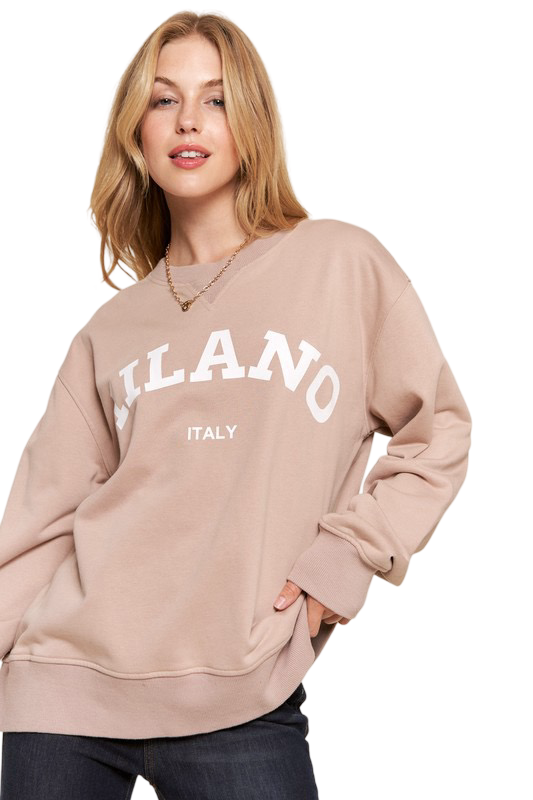 Apparel- And The Why Washed Milano Pullover Sweatshirt