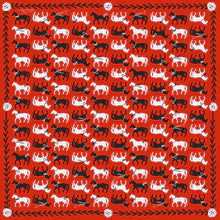 Scarves- Spirit Horse In Red Bandana Scarf