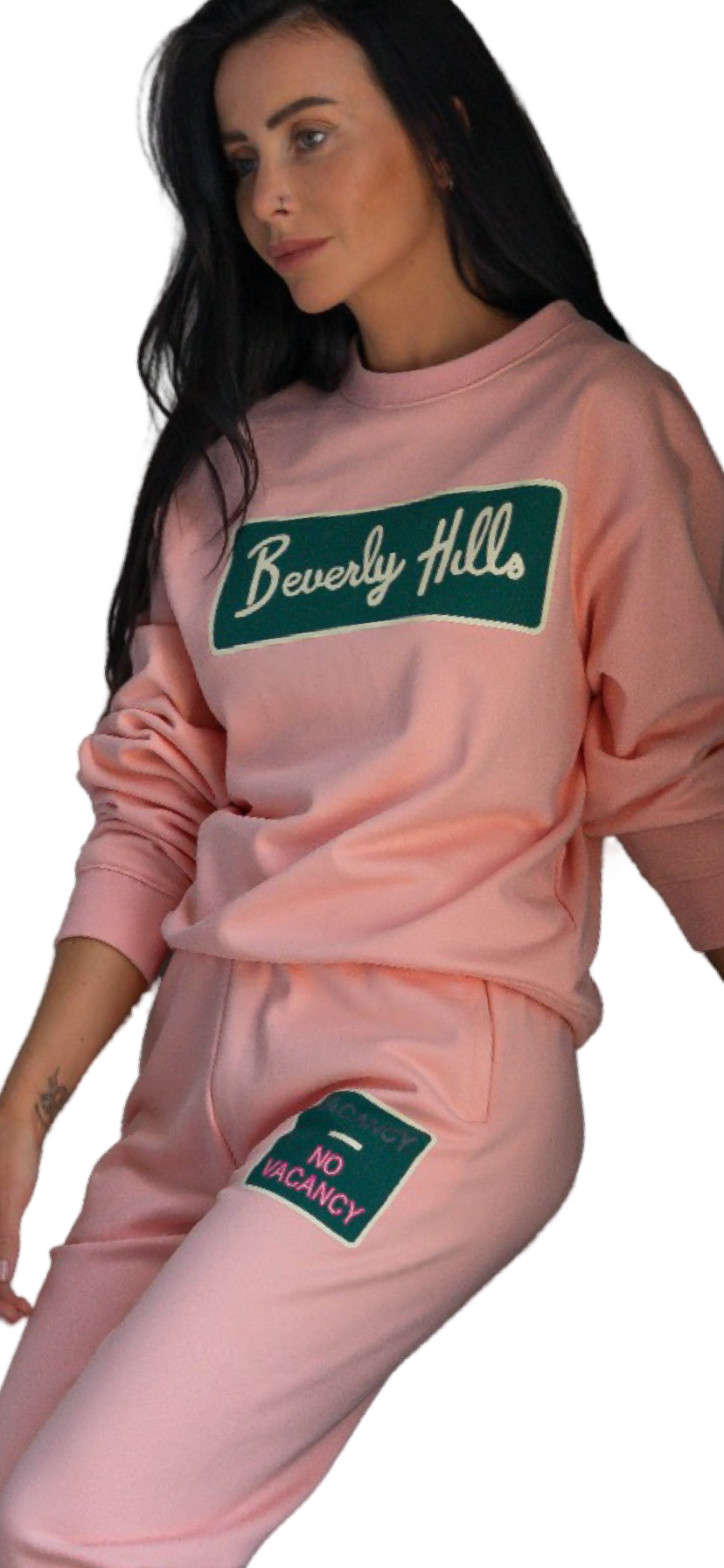 Apparel- Care Tucker Beverly Hills Classic Crewneck (Peachy Keen)