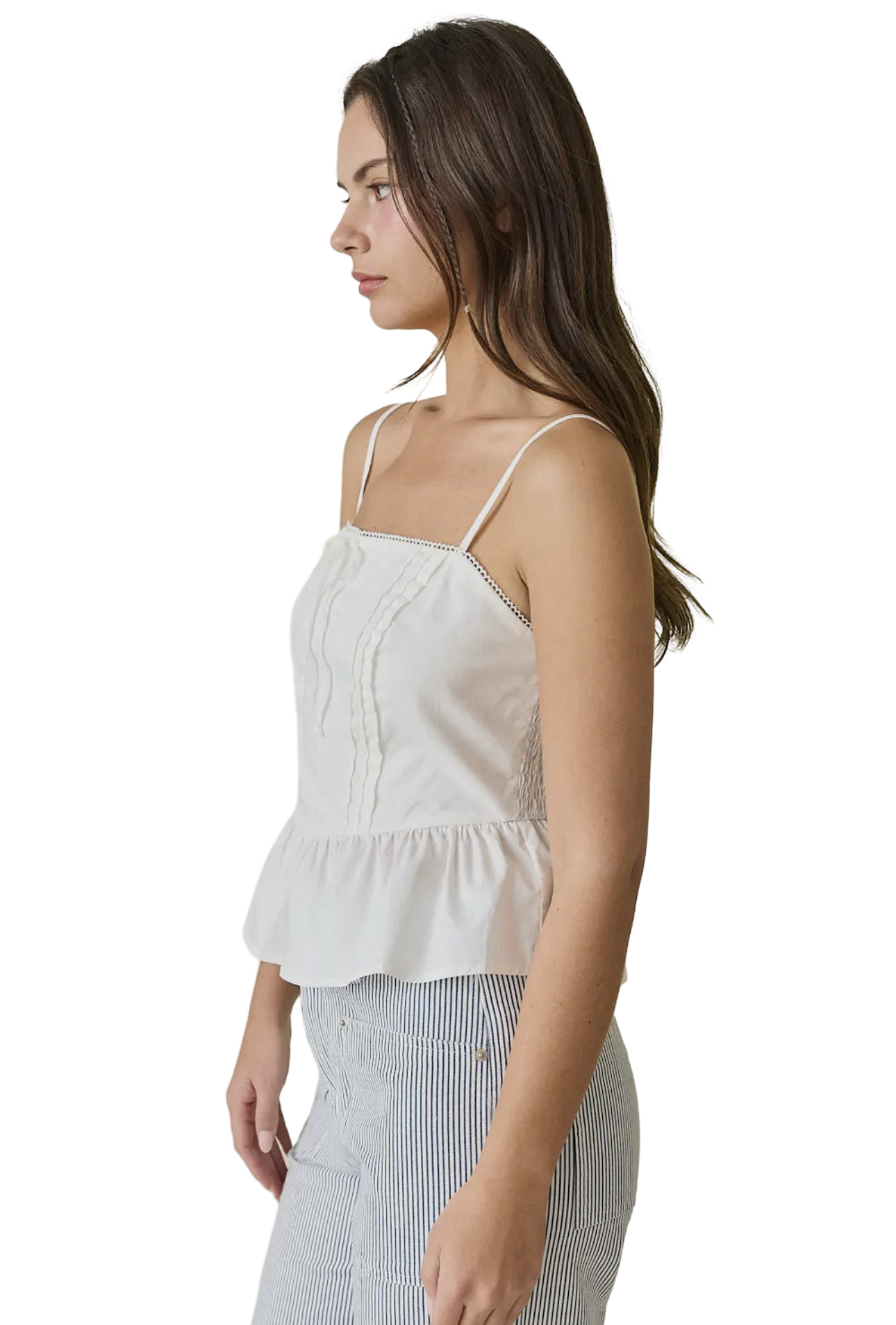 Apparel- Papermoon Everly Pleated Woven Top