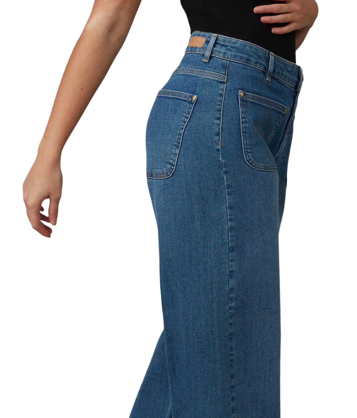 Apparel- Lola MILAN-RCB High Rise Wide Leg Jeans 31" Inseam