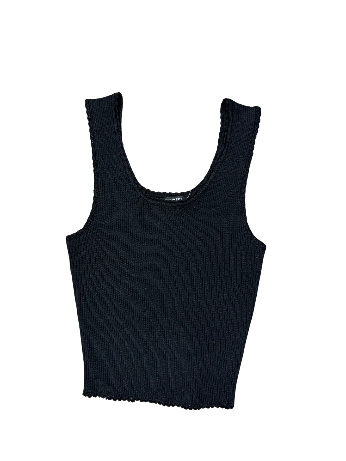 Apparel- The Workshop Crotchet Edged Rib Tank