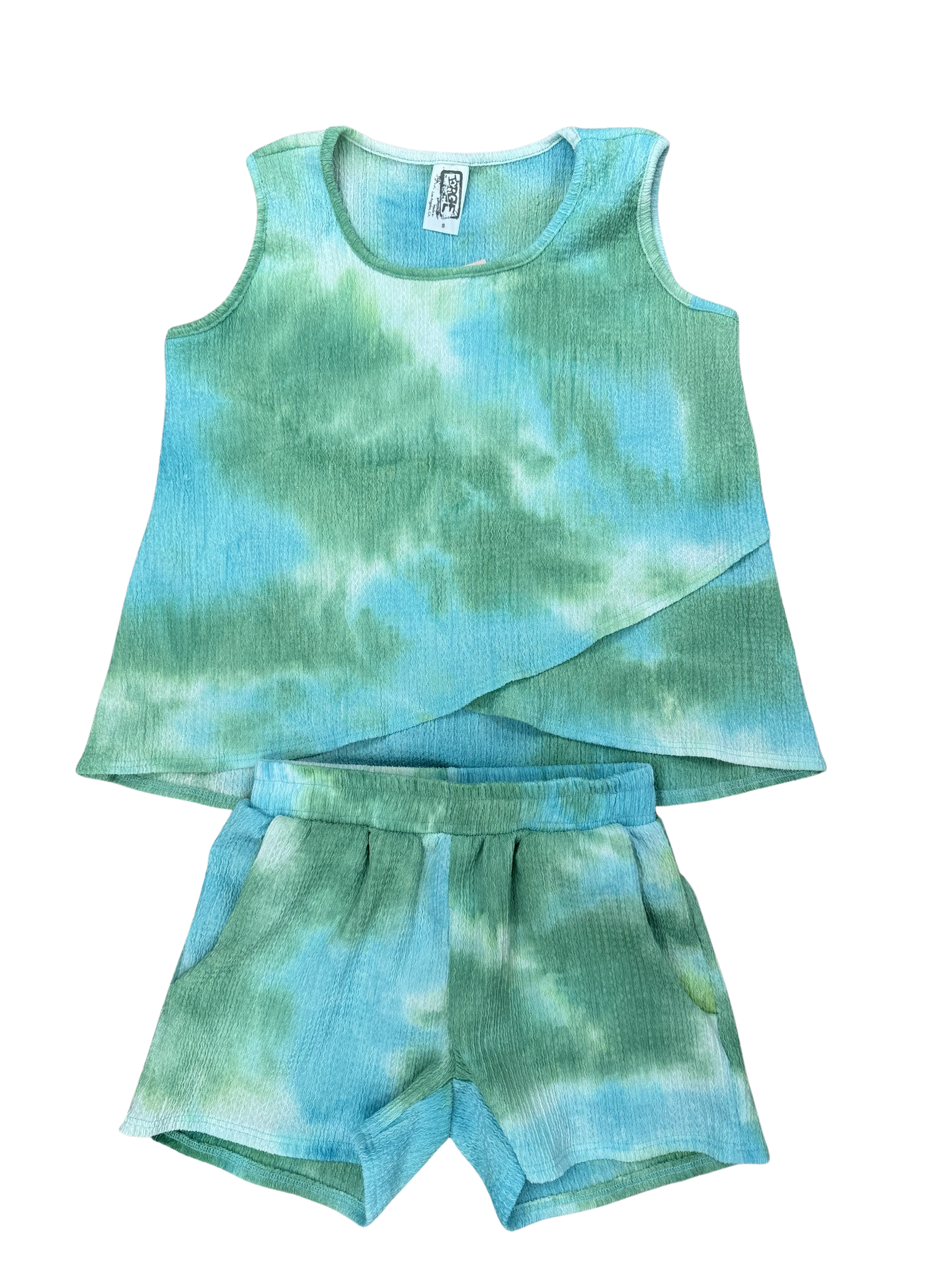 Girls- Erge Tie Dye Short Set