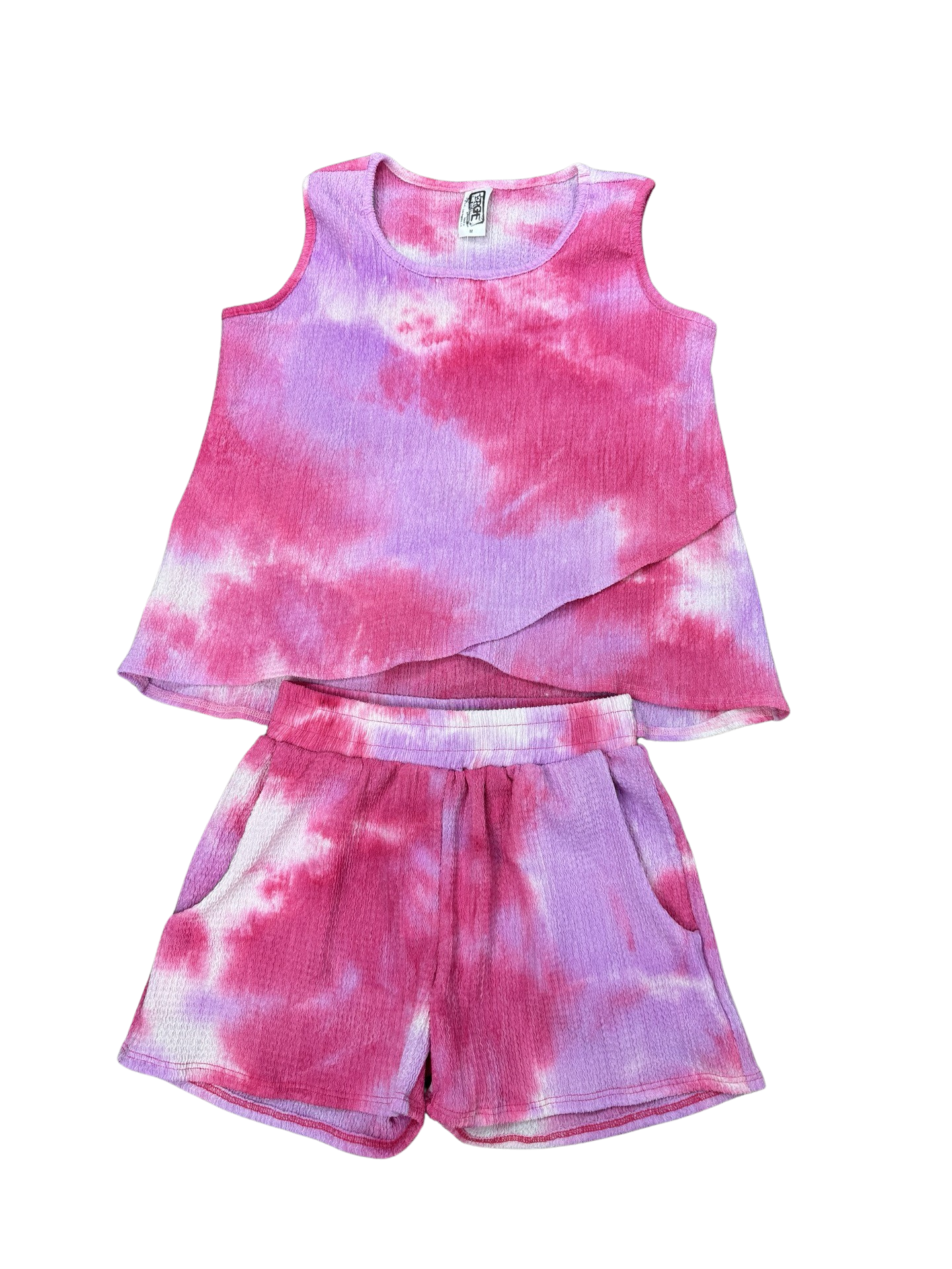 Girls- Erge Tie Dye Short Set