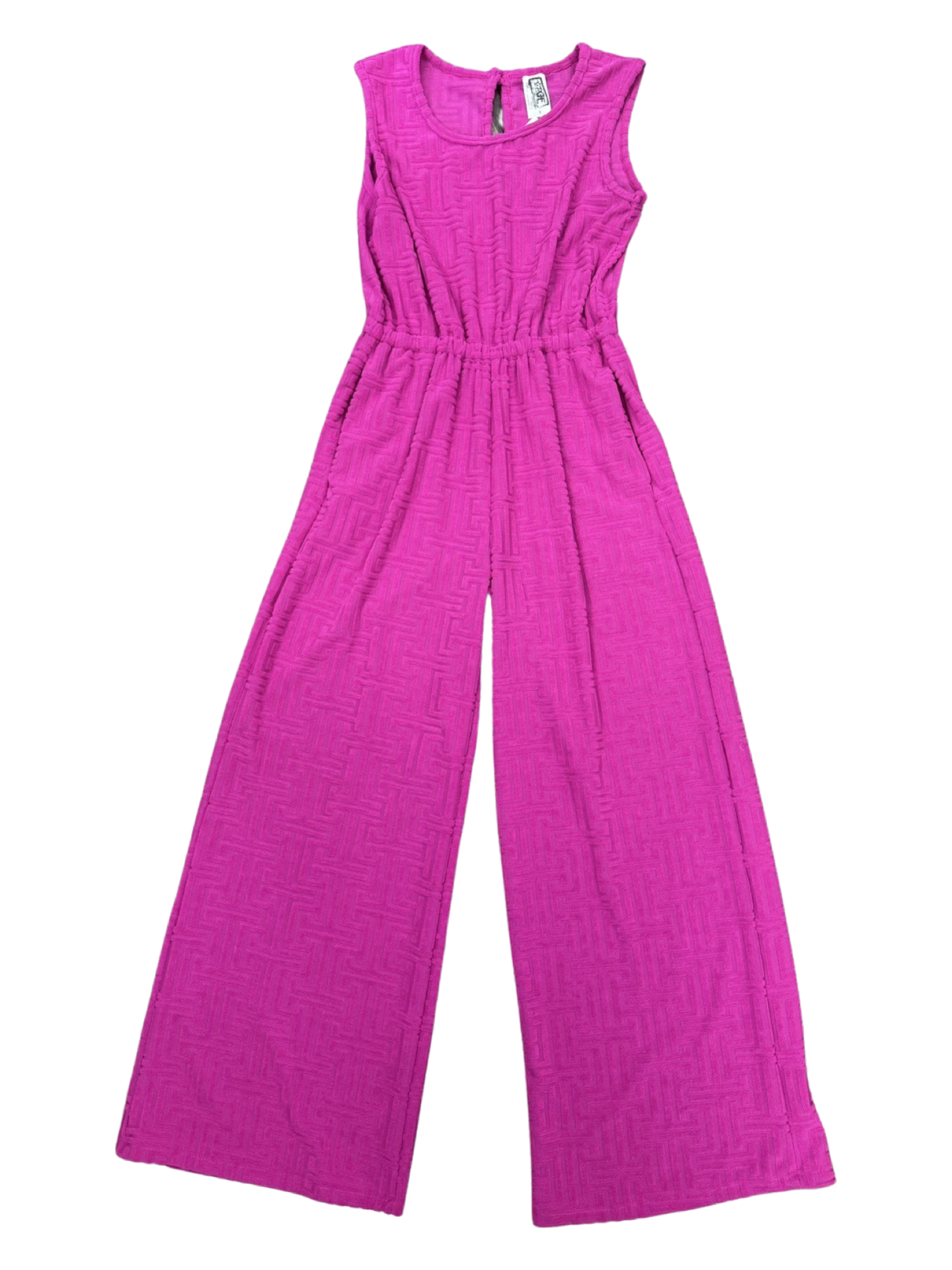 Girls- Erge Velour Jumpsuit