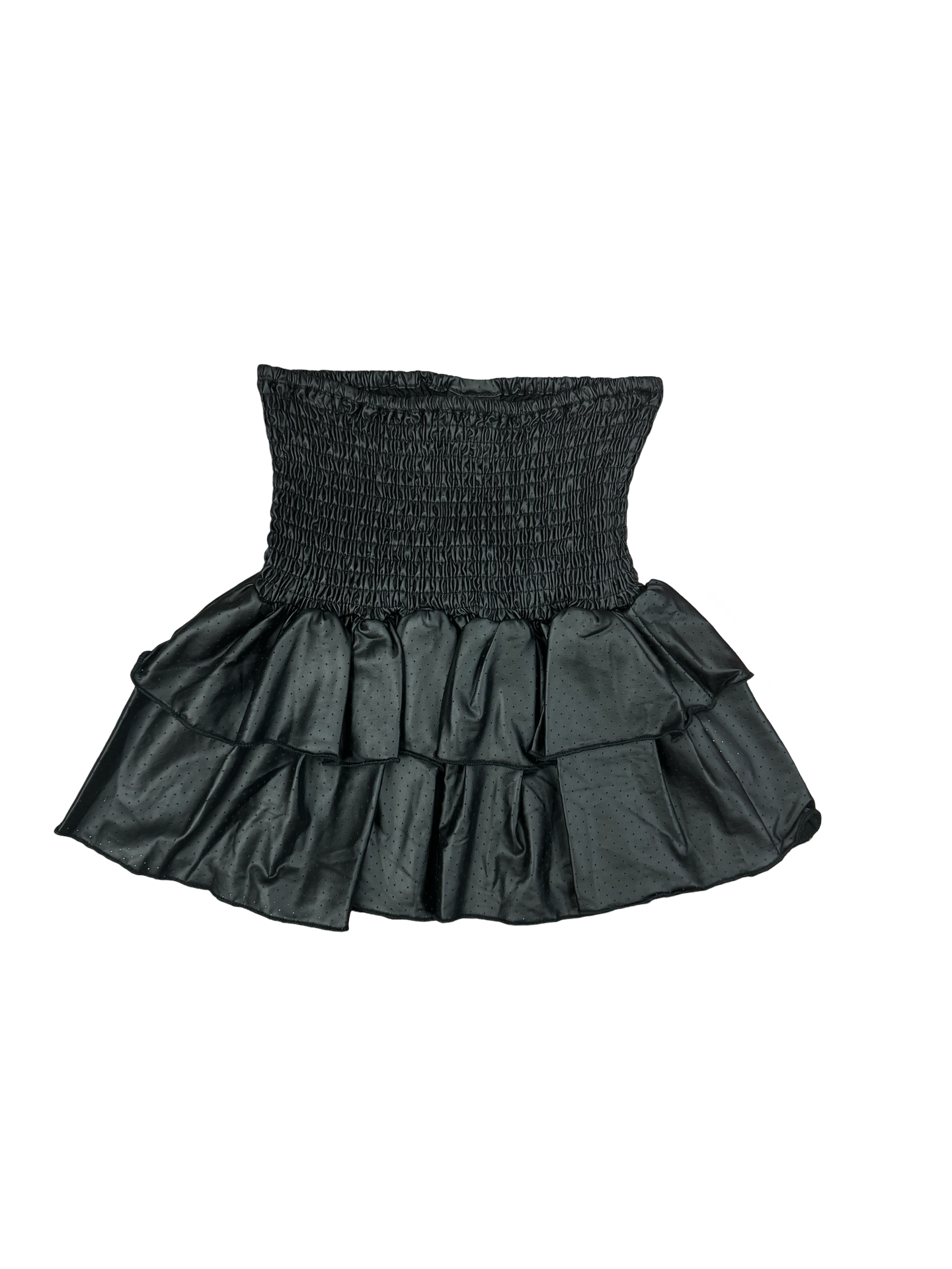 Girls- Little Olin Smocked Ruffle Mini Skirt