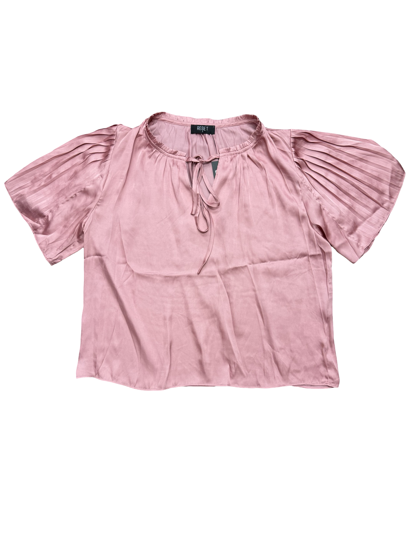 Apparel- Reset by Jane Pleated Short Sleeve Top