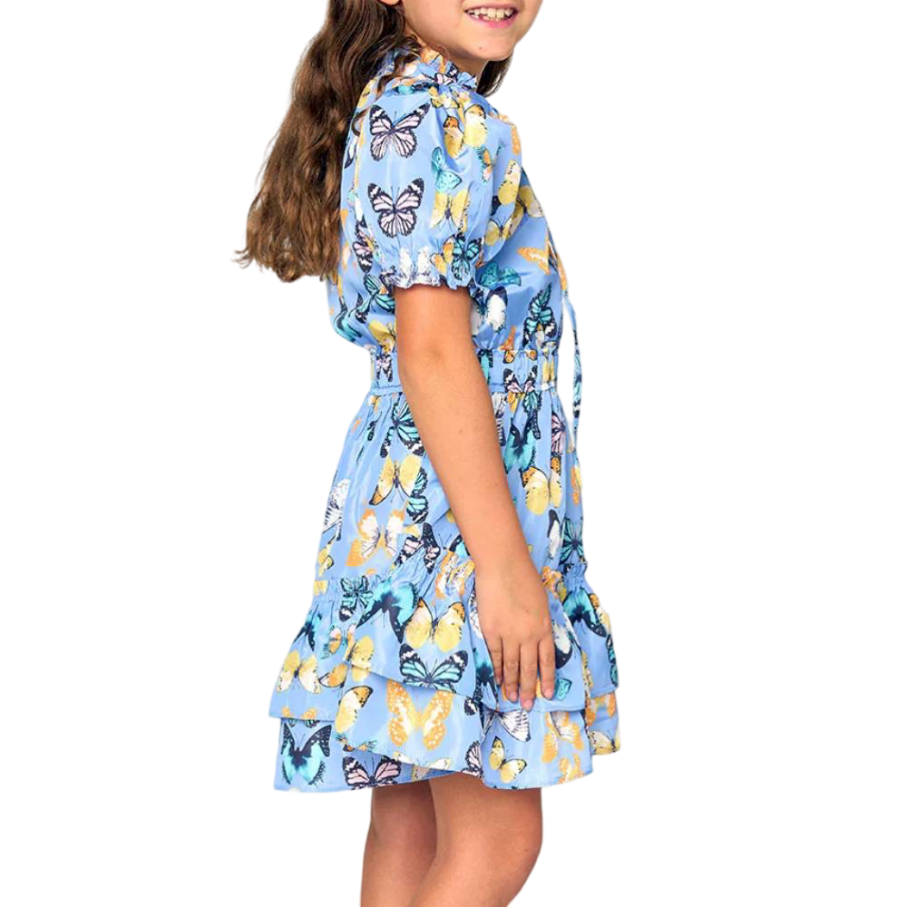 Girls- Buddy Love Tween Clementine Elastic Waist Mini Dress