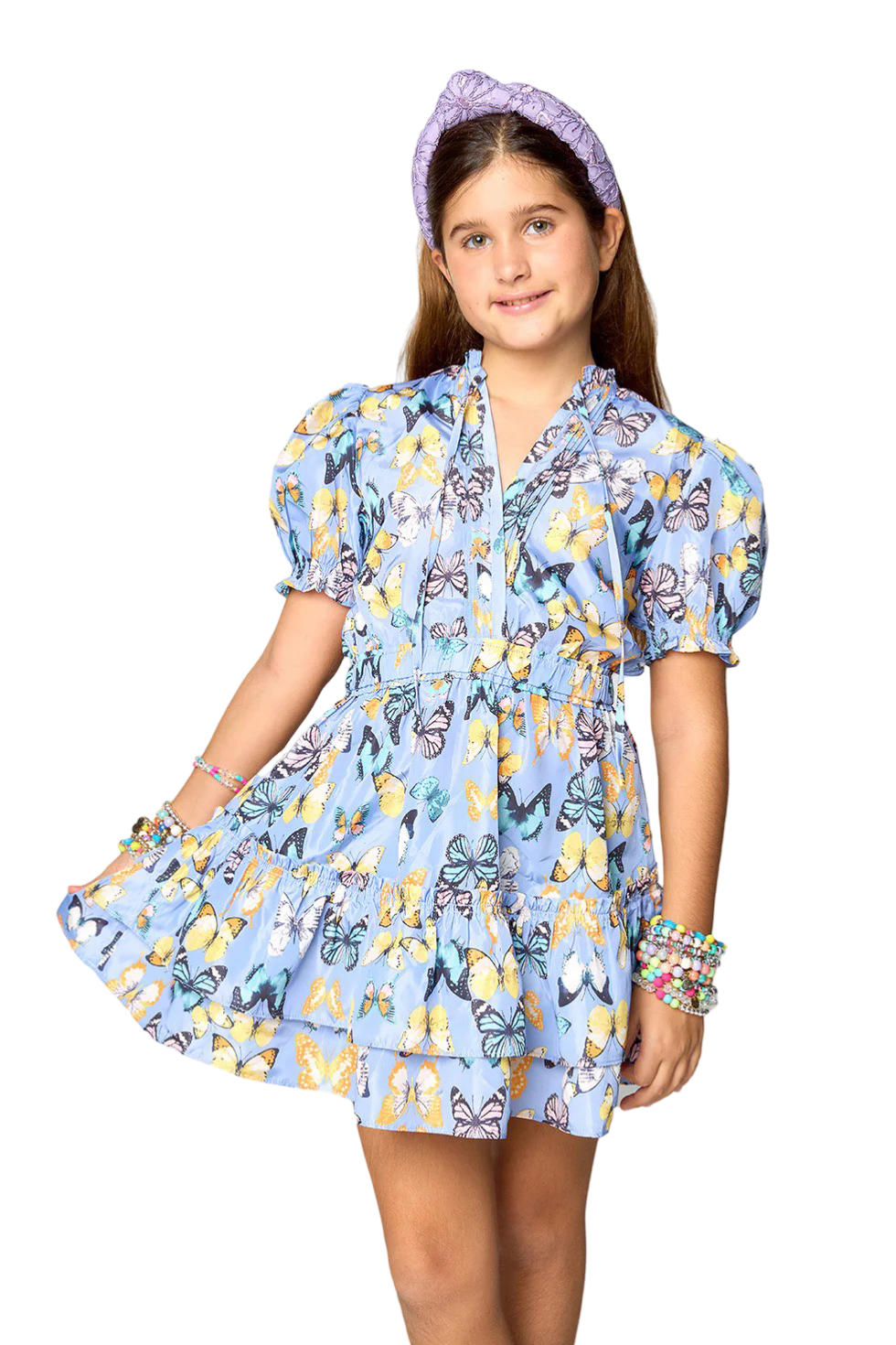 Girls- Buddy Love Tween Clementine Elastic Waist Mini Dress