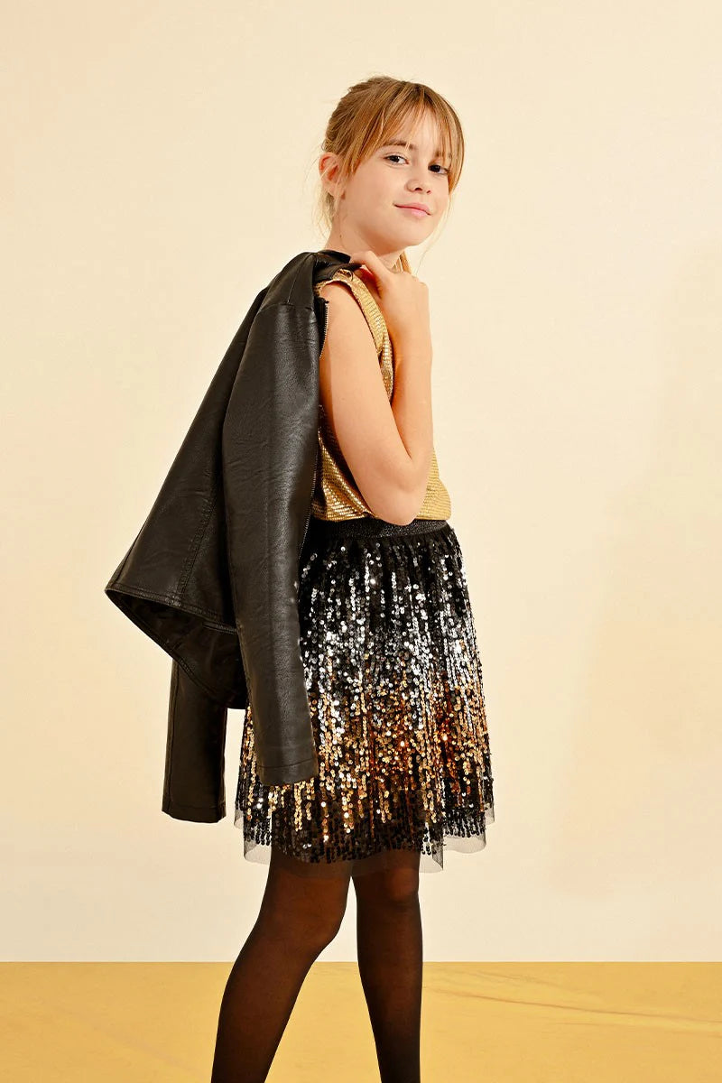 Girls- Molly Bracken Girl Sequin Tulle Skirt