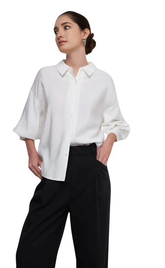 Apparel- English Factory Balloon Sleeve Blouse