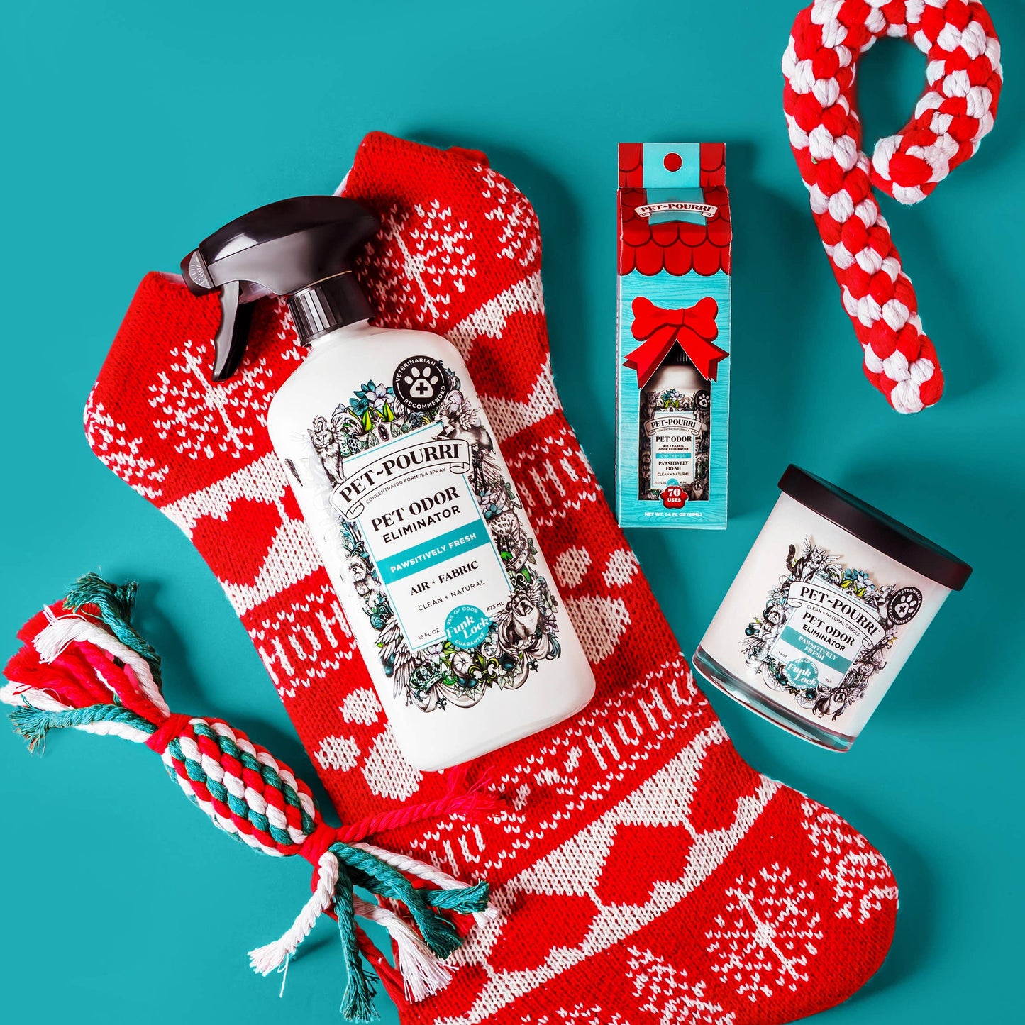 Home- Poo Pourri Holiday Pet~Pourri Pawsitively Fresh Odor Refresher 1.4oz