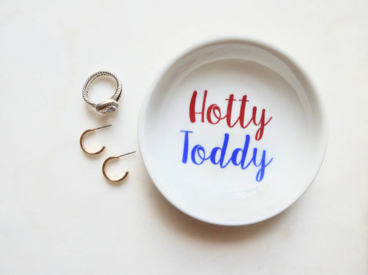 Ring Holder- CourtPerkDesigns  Hotty Toddy Ring Dish / University Of Mississippi / Ole Miss