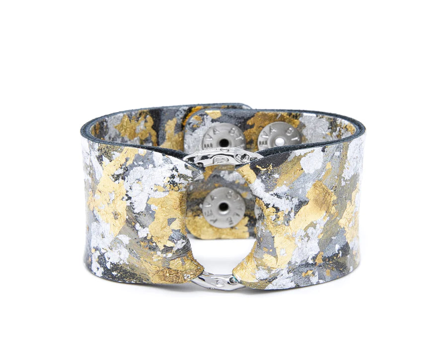 Bracelets- Keva Phyllis Leather Cuff