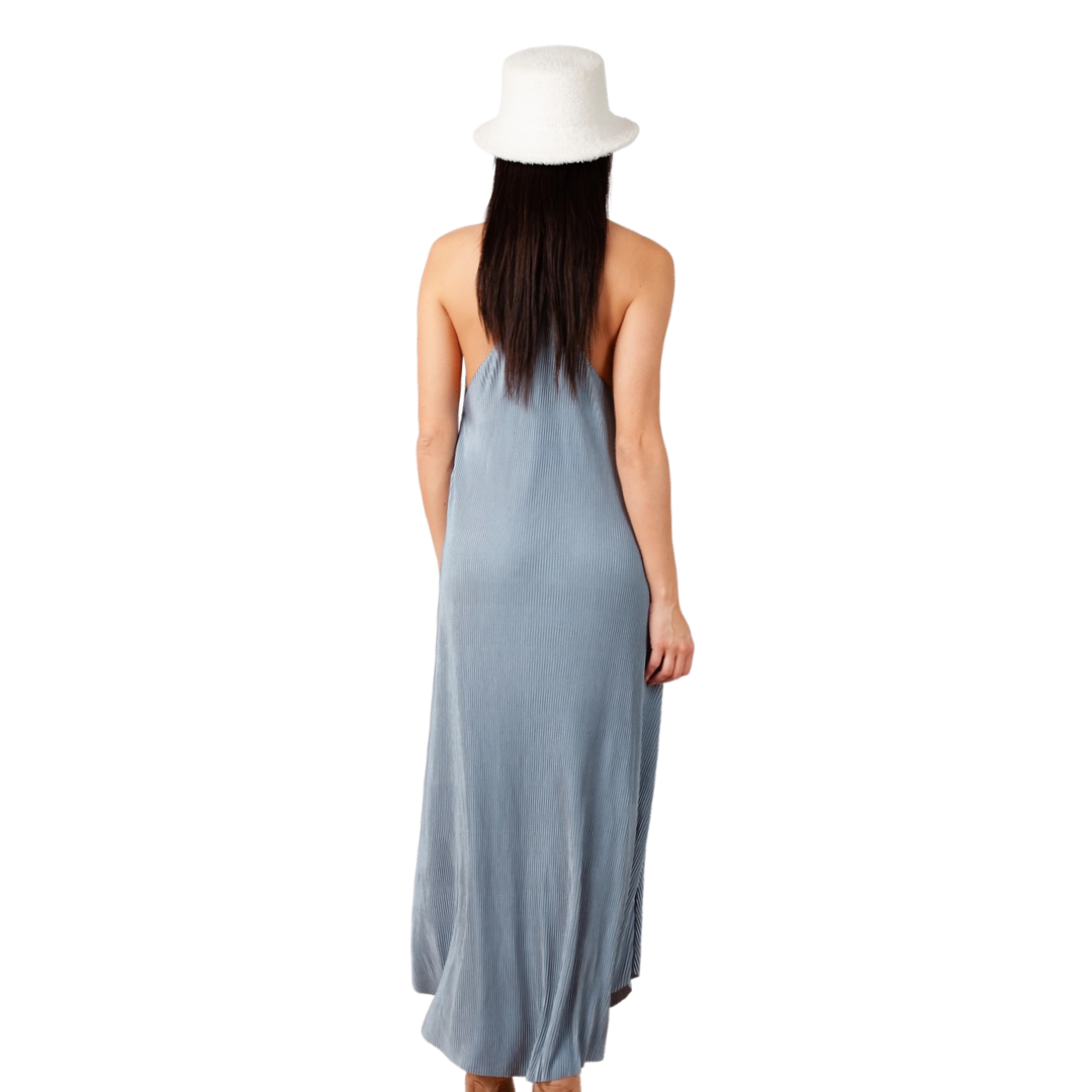 Apparel- Lucca Khloe Plisse Slip Dress